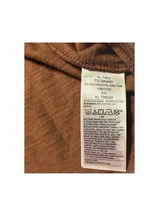 Gap Tiered Sleeveless Dress In Mocha NWT - Picture 5 of 5